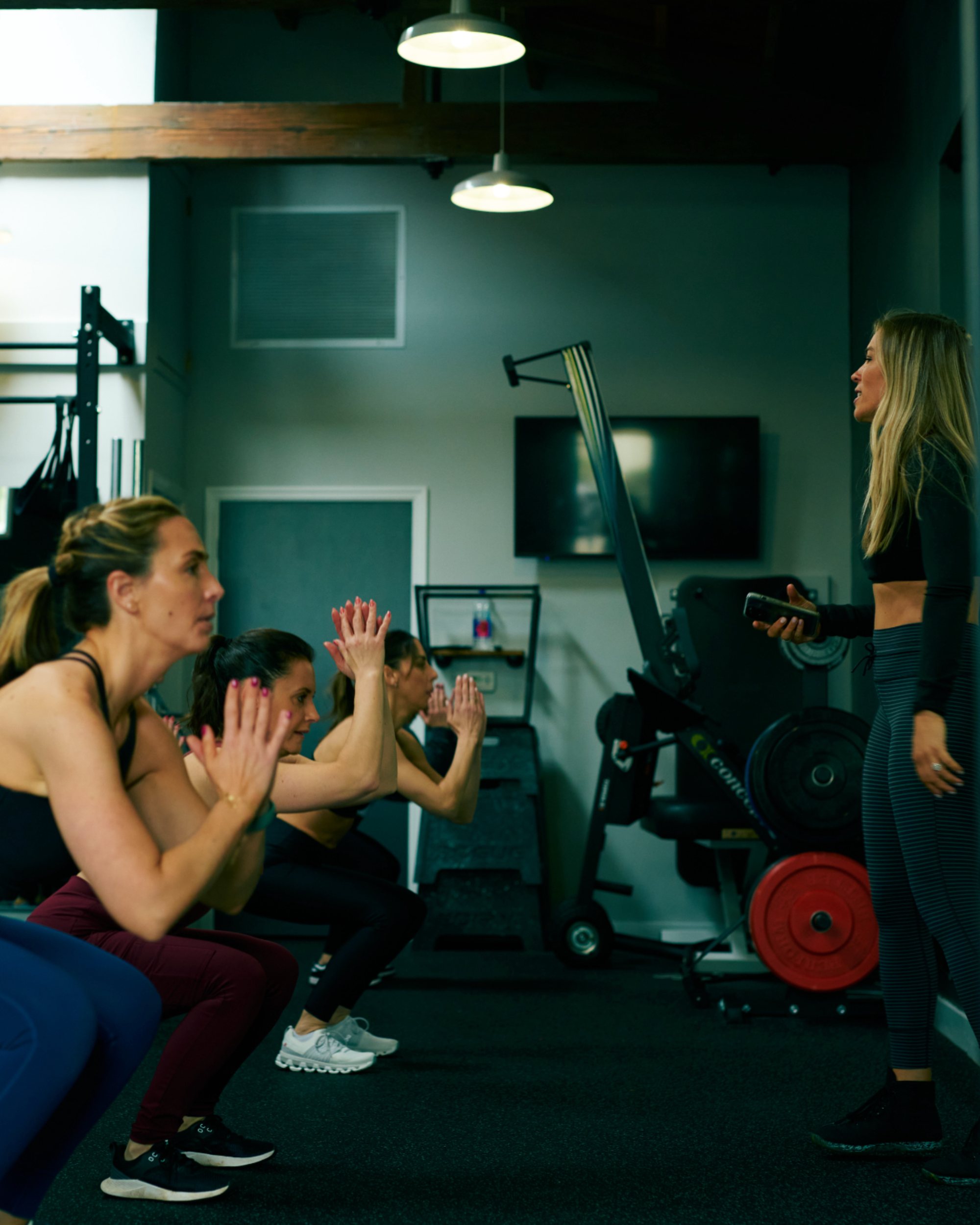 A THRIVE group class in session at The Compound